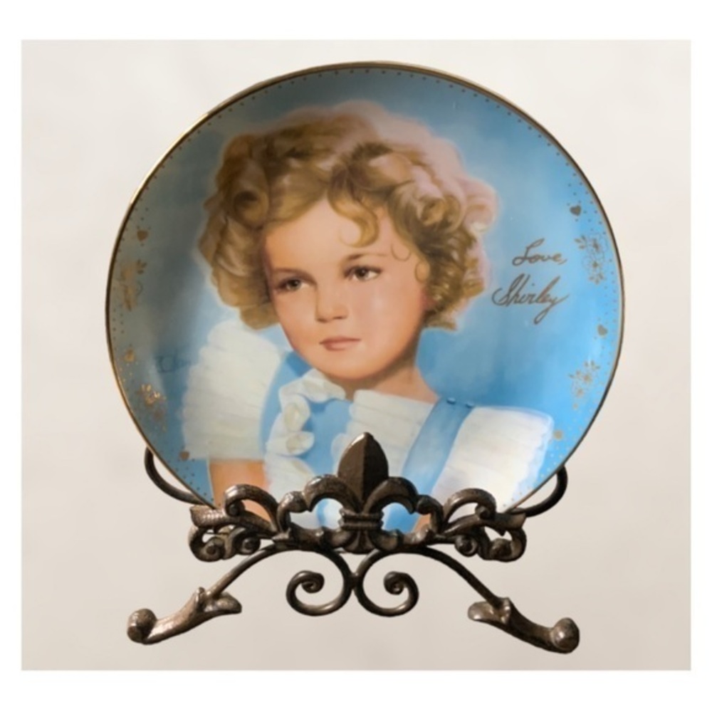 Danbury Mint - Donald Zolan - Shirley Temple - Simply Irresistible 8” Plate 22K